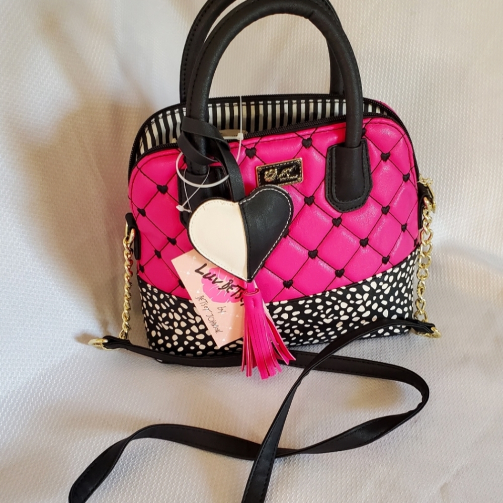 Betsey Johnson Fushia Purse